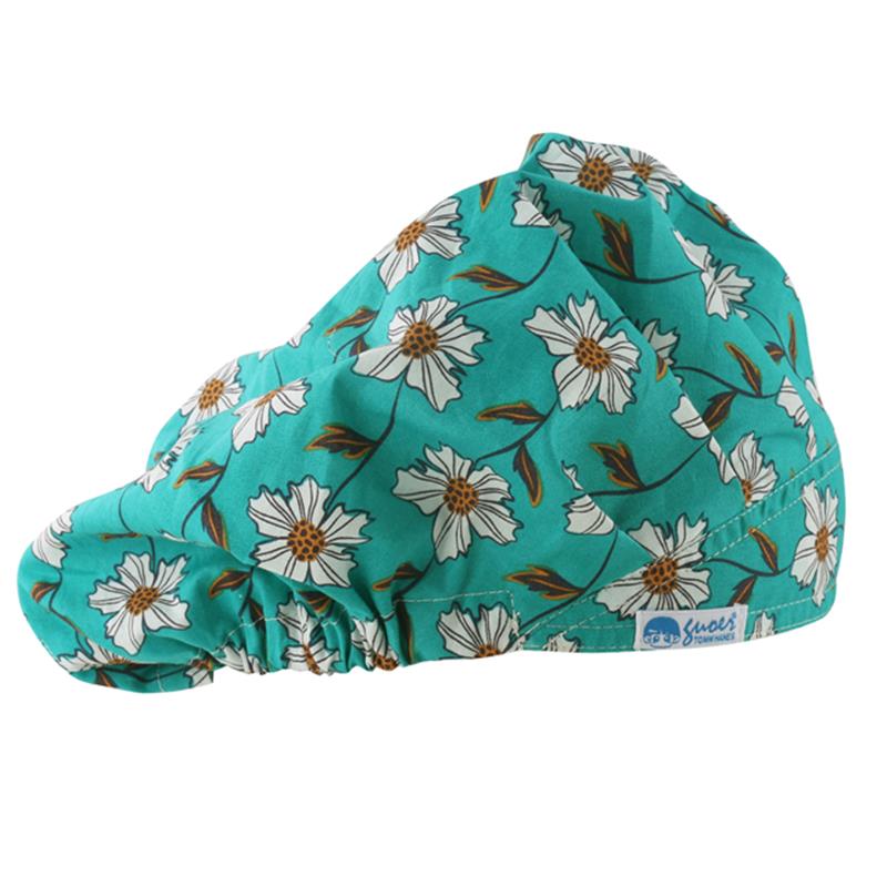 GUOER Nurse Scrub Cap Bouffant Cap New 22B41B